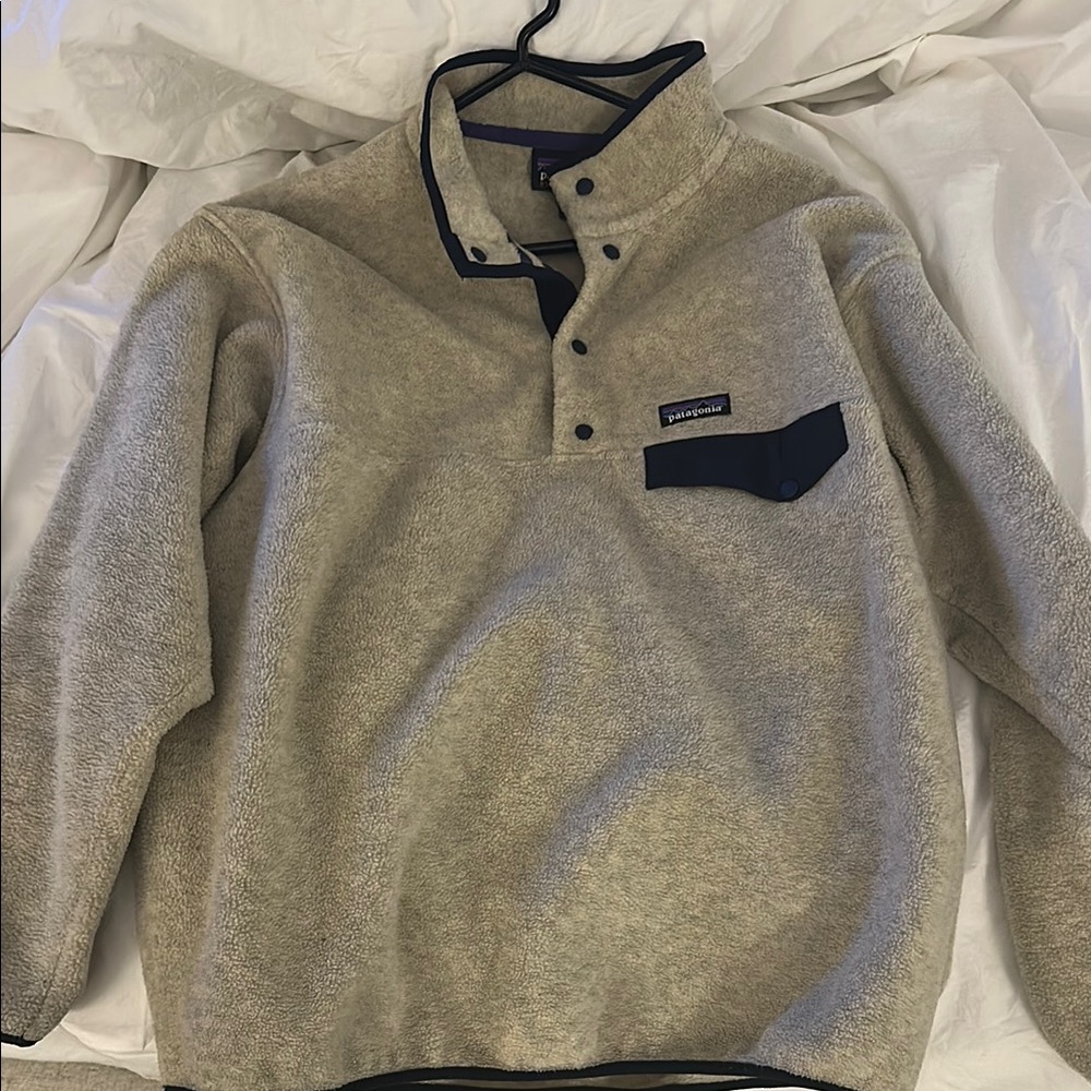 Patagonia Tan Fleece Pullover